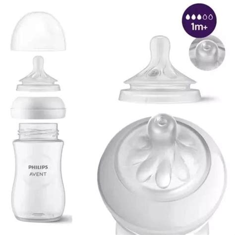 Mamadeira Petala Avent - Mamadeira Philips Avent Pétala 3.0 260ml - Transparente