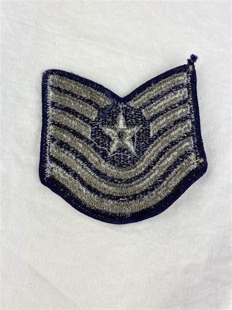 Us Air Force Master Sergeant Chevrons Stripes E7 Stripe Rank Patch