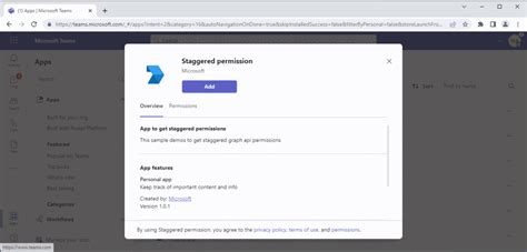 Staggered Permission Sample Code Samples Microsoft Learn