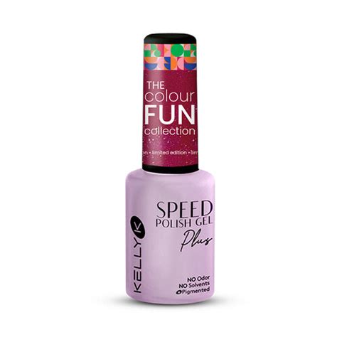 Kelly K Speed Verniz Gel Plus Color Fun Collection Cf Ml