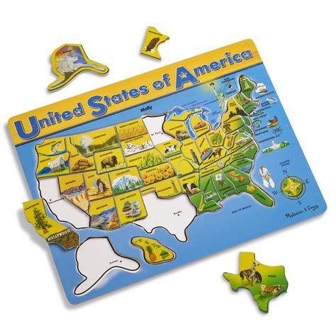 USA Map Puzzle | America Map Puzzle