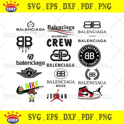 Famous Logos Balenciaga Logo Brand Logo Logo Digital Svg Svg