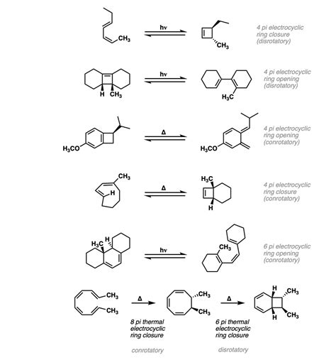 Electrocyclic Reactions Master Organic Chemistry