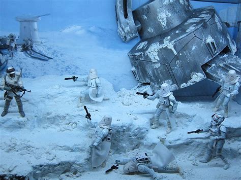 Star Wars Hoth Diorama | Dioramas, Figuras de acción, Star wars