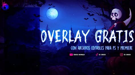 Overlay Halloween😱 Editable Gratis Para Obs Y Streamlabs 2022 Youtube