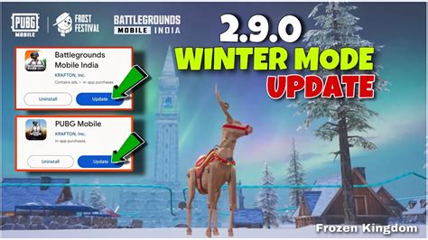 BGMI X PUBG MOBILE 2 9 VERSION UPDATE FROZEN KINGDOM HOW TO