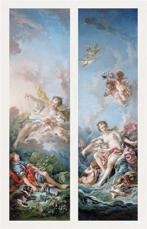 Francois Boucher S Aurora And Cephalus Venus On The Waves