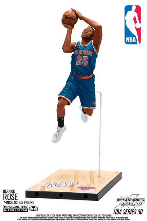 Mcfarlane Toys Nba New York Knicks Sports Basketball Series Derrick