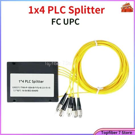 1x4 FC UPC PLC Fiber Optic Splitter Cassett Fiber Optical Splitter Or