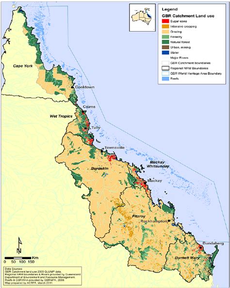 The Great Barrier Reef And Associated Coastal Regionscatchments