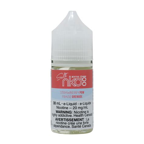 Strawberry Pom Salts Naked 100 E Juice EZ Vape Canada