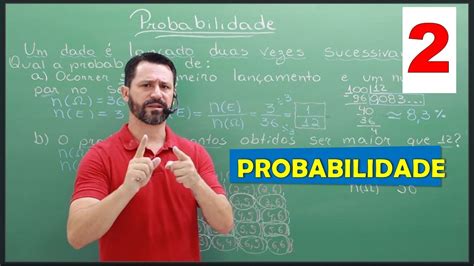 Carlos Tem Probabilidade 2/3 De Resolver Um Problema De Probabilidade - PROBABILIDADE. Como resolver exercícios de probabilidade | Vídeo 2 ...