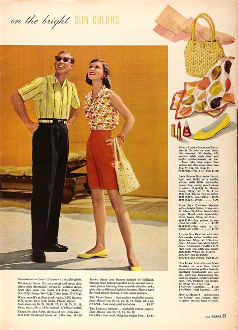 Sears Catalog Highlights Spring Summer 1958