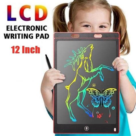 Lcd Writing Tablet Colorful Board E Writer Digital Memo Pad Erasable