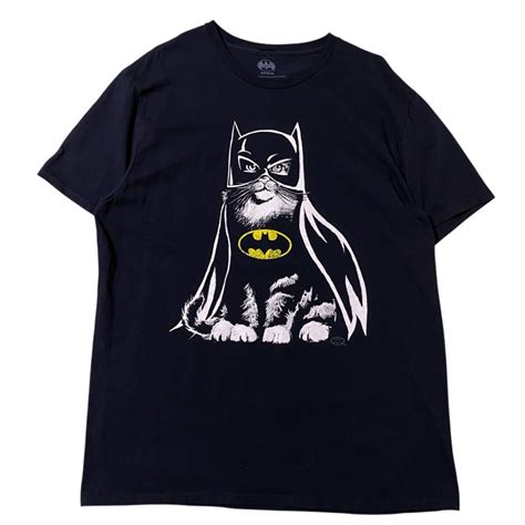 公式 USA 古着 BATMAN バットマン 猫 キャット アニマル Tシャツ - メルカリ