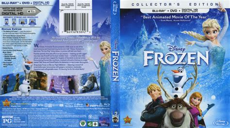 Frozen Blu Ray Cover Labels 2013 R1