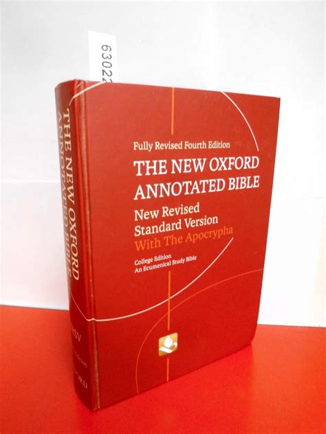 Buy The New Oxford Annotated Bible With Apocrypha New Revised Standard