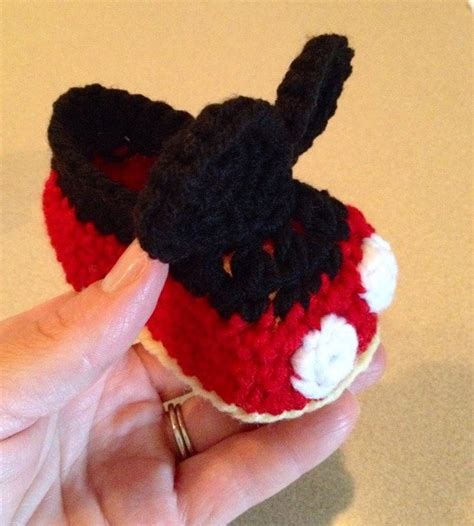 Mickey Mouse Inspired Baby Booties