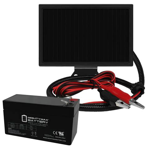 12 Volt 13 Ah Sla Battery With 12v Solar Panel Charger