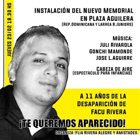 Desaparición De Facundo Rivera Alegre «la Municipalidad De Córdoba