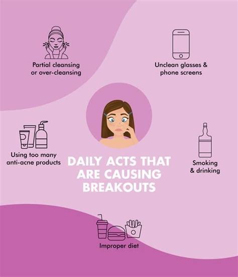 Daily Habits That Cause Acne By Sublime Life Skin Advice Skin Care