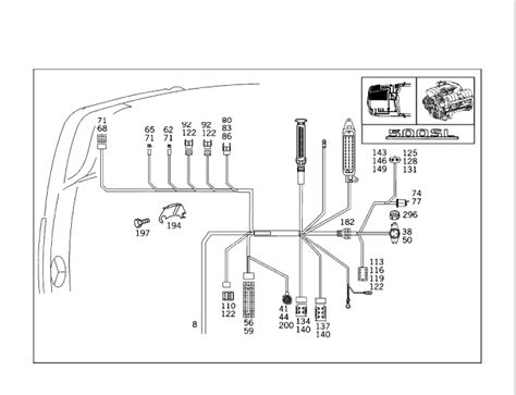 1995 Mercedes s500 engine wiring harness