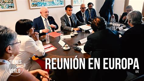 Nuevas Im Genes El Mano A Mano De Delcy Con Macron Lula Petro