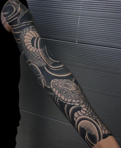 Gakkinx Black Sleeve Tattoo Irezumi Tattoos Sleeve Tattoos