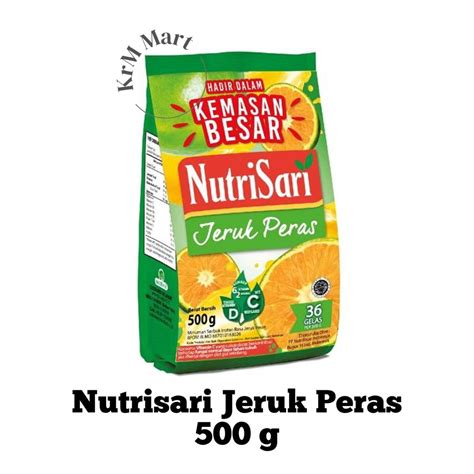 Jual Nutrisari Jeruk Peras Refill 500 Gr Kemasan Besar 500gr Shopee