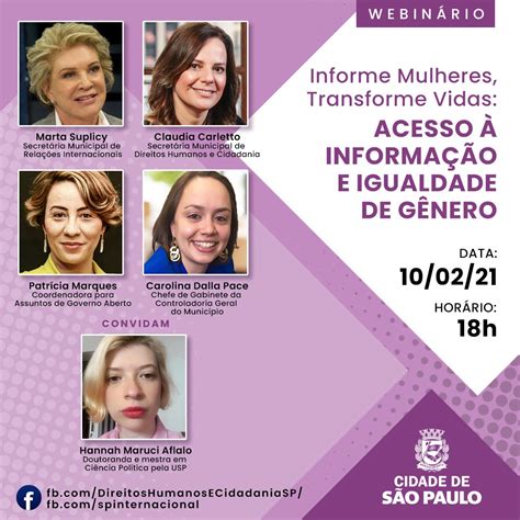 Prefeitura de São Paulo promove webinário sobre acesso à informação e