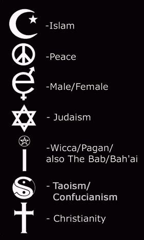 10 Coexist tattoo ideas | coexist tattoo, coexist, coexist symbol