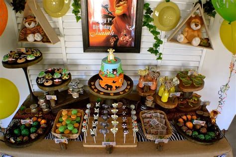 Disney Lion King First Birthday Lion King Birthday Party Ideas Lion