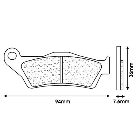 PLAQUETTE DE FREIN CL BRAKES POUR YAMAHA 125 YZF R125 2008 AV 1 JEU