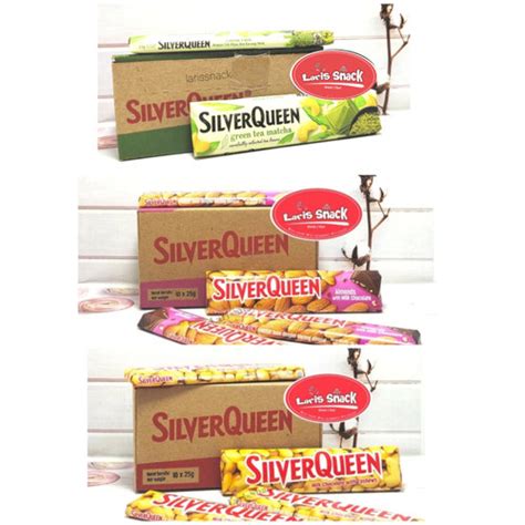 Jual Silverqueen Milk Chocolate Cashew Almonds 25gr 1 Box Isi 10