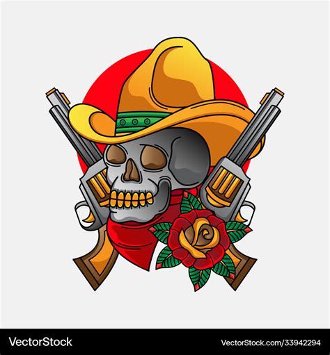 Discover More Than 68 Skull Cowboy Tattoo Best In Coedo Vn