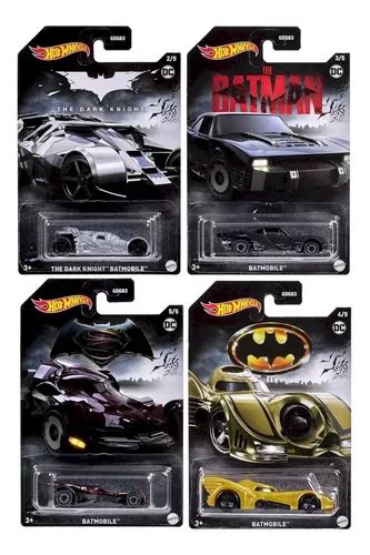 Kit Carrinhos Tem Ticos Batman Batmobile Hot Wheels