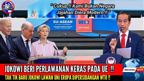 Makin Panas Jokowi Beri Perlawan Keras Pada Ue Taktik Baru Jokowi