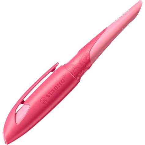 Easybirdy 3D Wildfile Stylo Plume Ergonomique Pour Droitier Encre Rose