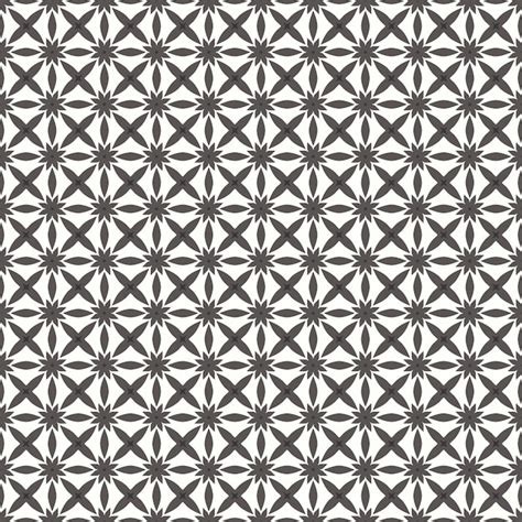 Premium Photo | Black and white pattern with a star pattern.