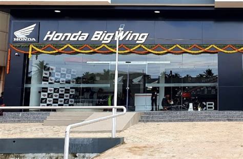 Honda 2wheelers Adds New Bigwing Showroom In Mangalore Karnataka