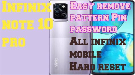 Infinix Note Pro Hard Reset Pin Password Pattern Unlock Infinix