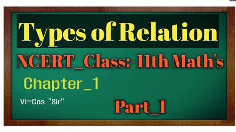 Relation And Function Types Of Relation Mathematics Cbseiscndajee