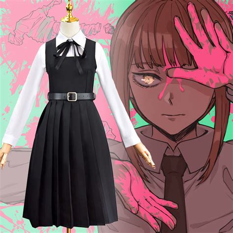 Makima Cosplay Costume Chainsaw Man Outfit Uniform India | Ubuy