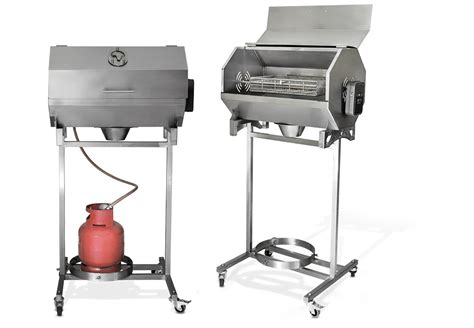 Freedom To Braai Anywhere The Kb Stainless Steel Rotisserie Braai