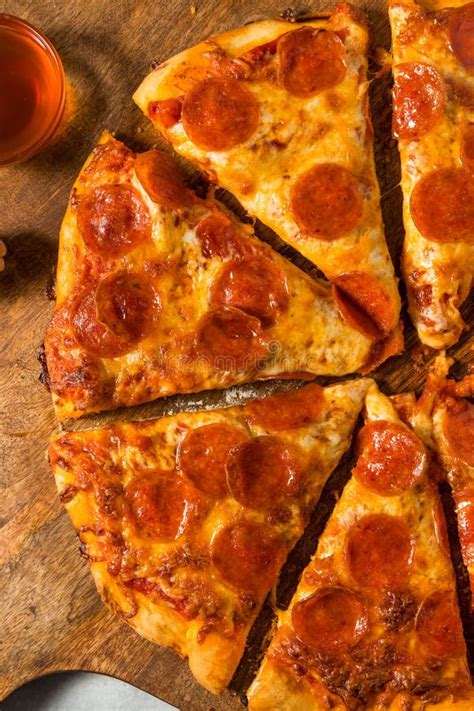 Homemade Spicy Hot Honey Pepperoni Pizza Stock Photo Image Of Honey Restaurant 303974002