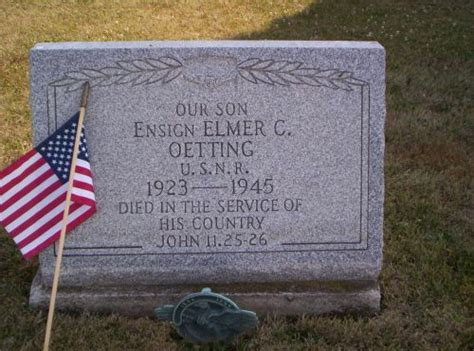 Ens Elmer C Oetting Find A Grave Memorial