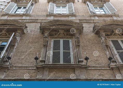 Roman Windows Stock Photo Image Of History Italian 92797644