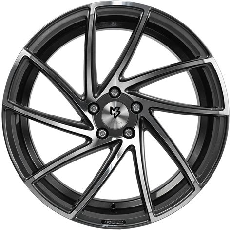 Mb Design Kv2 Alloy Wheels 4x 8 5jx19 Et43 5x114 3 Graupol Fits Ford