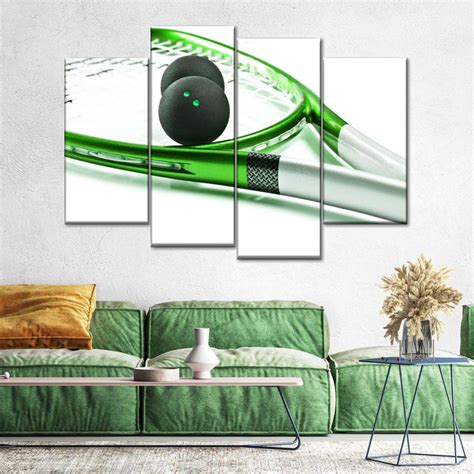 Squash Game Equipment Wall Art | Photography