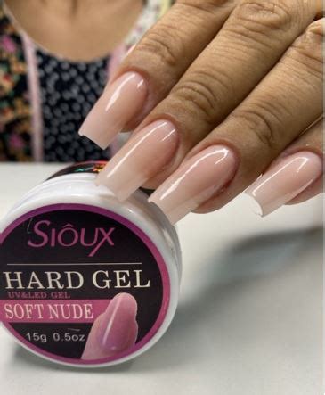 Gel Sioux Hard LED UV 15g ESCOLHA A COR MW BORGES COSMETICOS